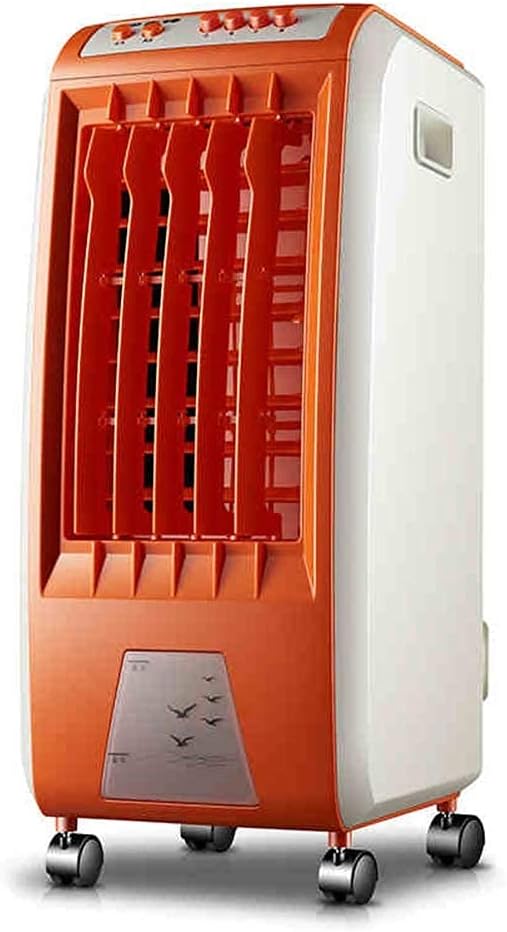 icVantA Pedestal Fans Portable Evaporative Air Cooler with Fan&Humidifier, Indoor Tower Fan 3 air speeds: H/M/L, Oscillation Feature 65W Low Noise