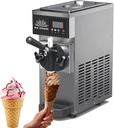 Home Soft Serve Ice Cream Machine - Single Flavor Commercial Maker with Auto Clean & LCD Panel for Snack Bars & Restaurants - Perfect for Delicious Treats, Grey
