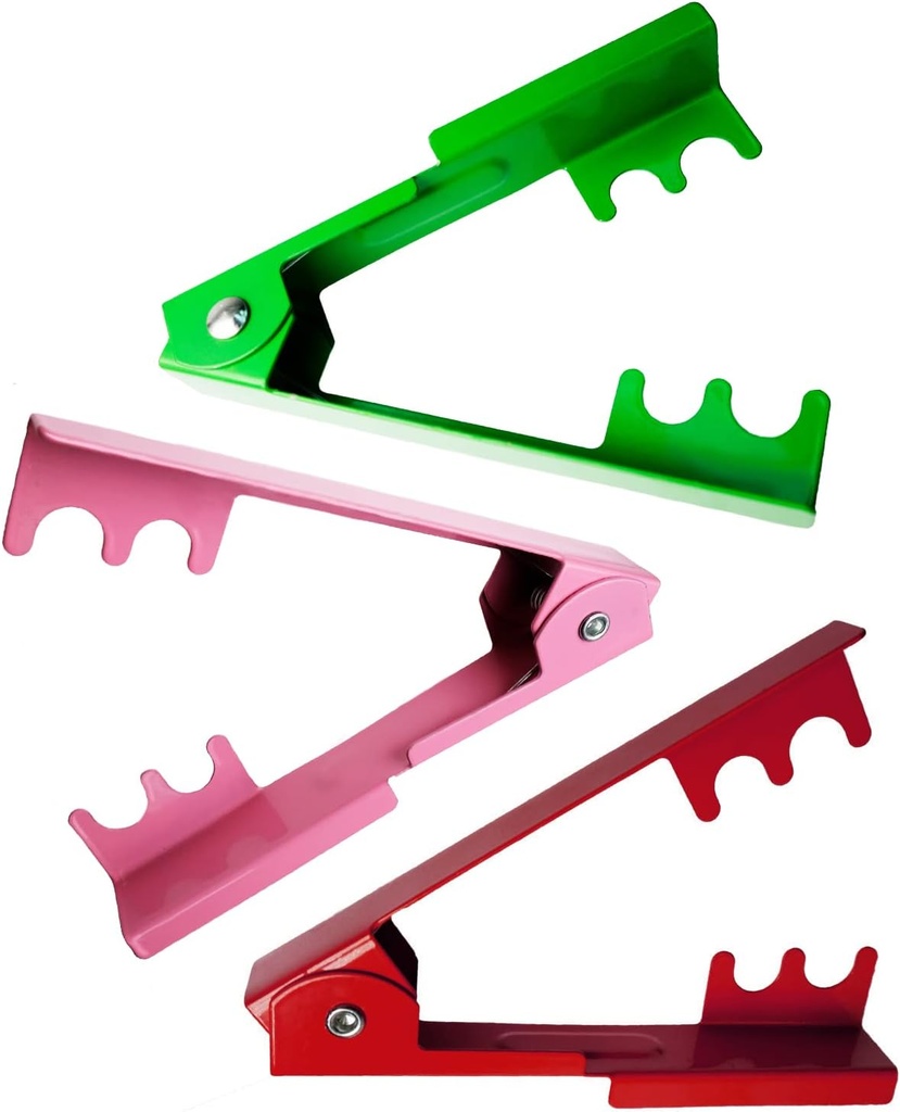 BEADNOVA Rose Thorn Stripping Tool Stripper Metal Stripper Thorn Remover for Floral DIY and Gardening (3pcs, Red Green and Pink)