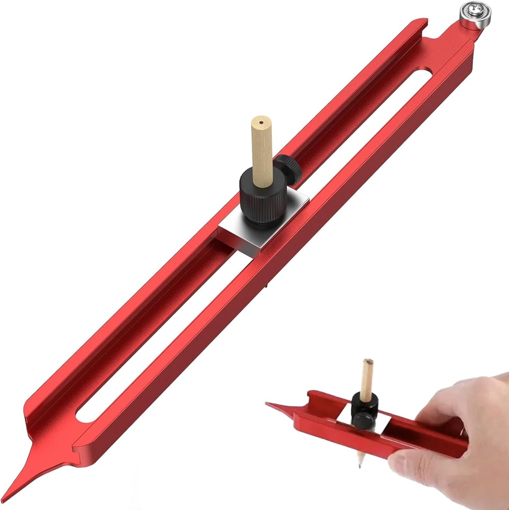 Precise Contour Scribe Tool,Scribe Tool,Contour Gauge Tool With Lock,Scribing Tool With Adjustable Pencil Holder,Contour Tool For Carpenter, Tiling, Construction To Draw Contour Lines Of Objects