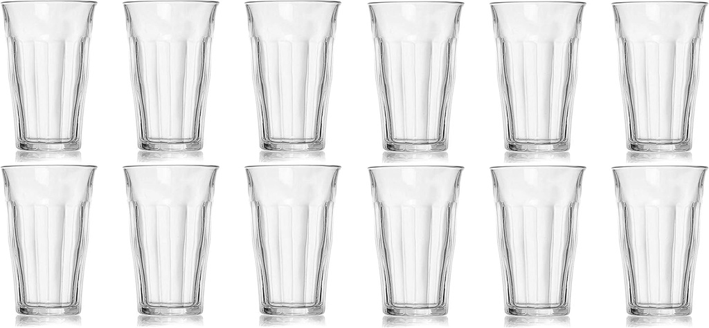Duralex Picardie Clear Tumbler 16 3/4 Ounces Set of 12