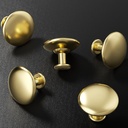 GipGiper 5 Pack Cabinet Knobs Brass Dresser Drawer Knobs Cabinet Handles Door Drawer Pulls for Kithchen Closets