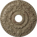 Ekena Millwork CM18ROGDC Rose Ceiling Medallion fits Canopies up to 7 1/4, Gobi Desert Crackle