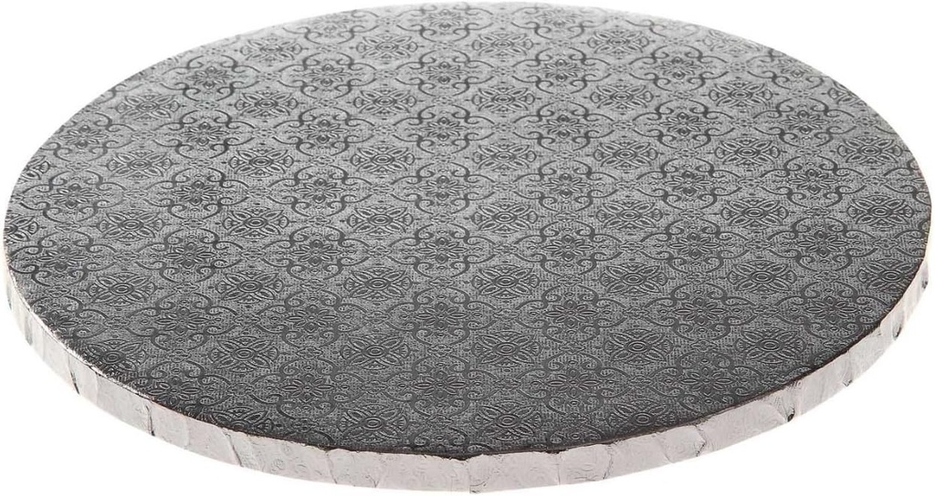 12" Silver Round Drum 1/2", 6 Count