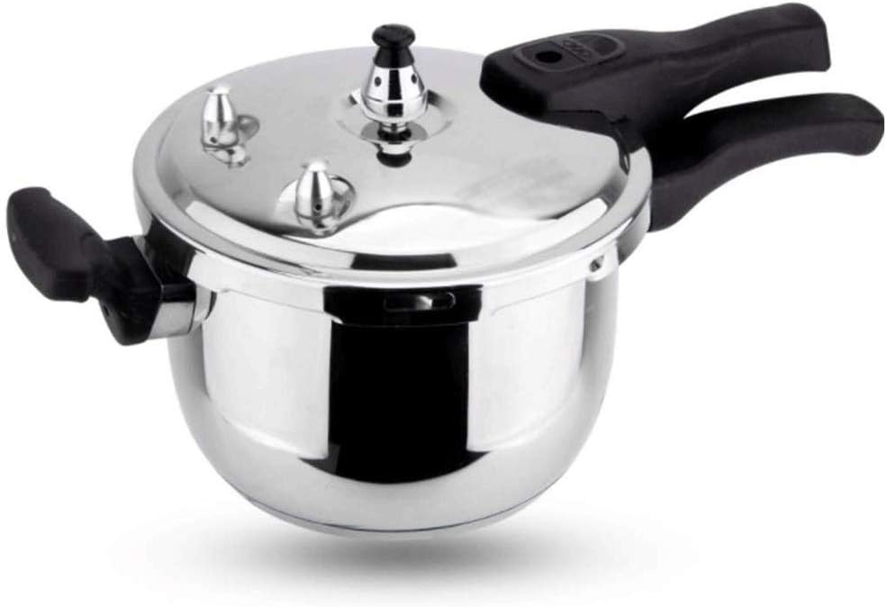 Stainless Steel Pressure Cooker，Pressure Cooker Cookware, Polished Stainless Steel，gas Stove Induction Cooker Universal，Silver