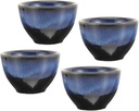 4pcs Sake Cups Charcuterie Microwavable Ramen Bowl Sake Shot Glasses Large White Bowl Pink Cup Sake Bowl Teapot Tea Mugs Decor Bone China Sake Glasses Stoneware Drinks Teacup Blue
