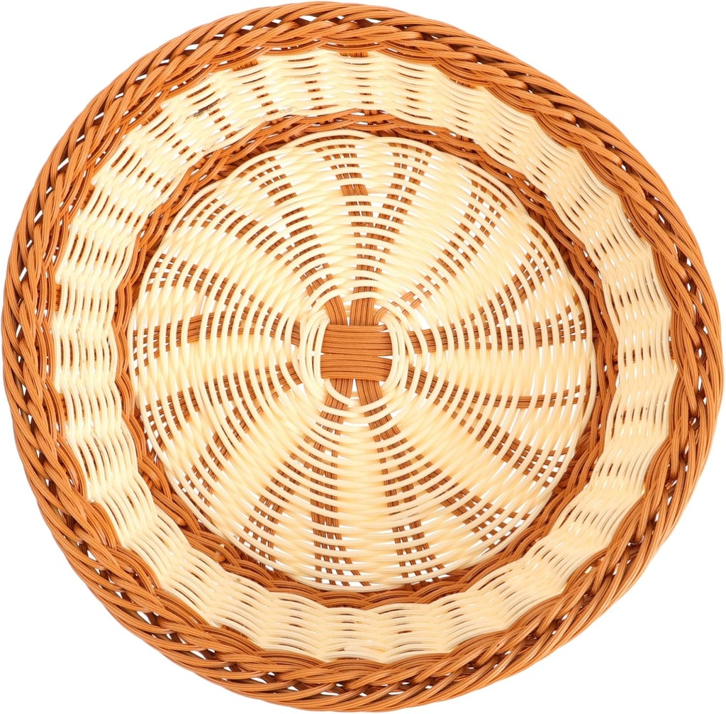 MAGICLULU Modern Fruit Bowl Woven Basket Storage Decorative Home Storage Basket for Kitchen