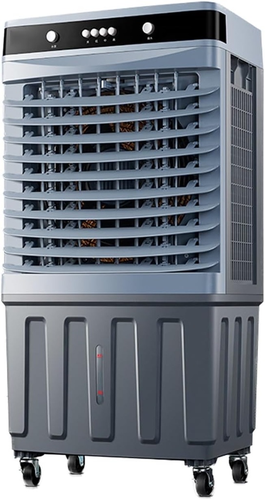 LYUCAYHQ Commercial Evaporative Air Cooler - Large Industrial Cooler Fan with Caster Wheels - Ideal for Commercial, Office, and Home Use