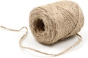 2mm - 164FT Natural Jute Twine Rope String - for Crafts Gardening Plant Accessories Gift Wrapping, Arts Packing Material Christmas Twine Bulk Wedding Decor