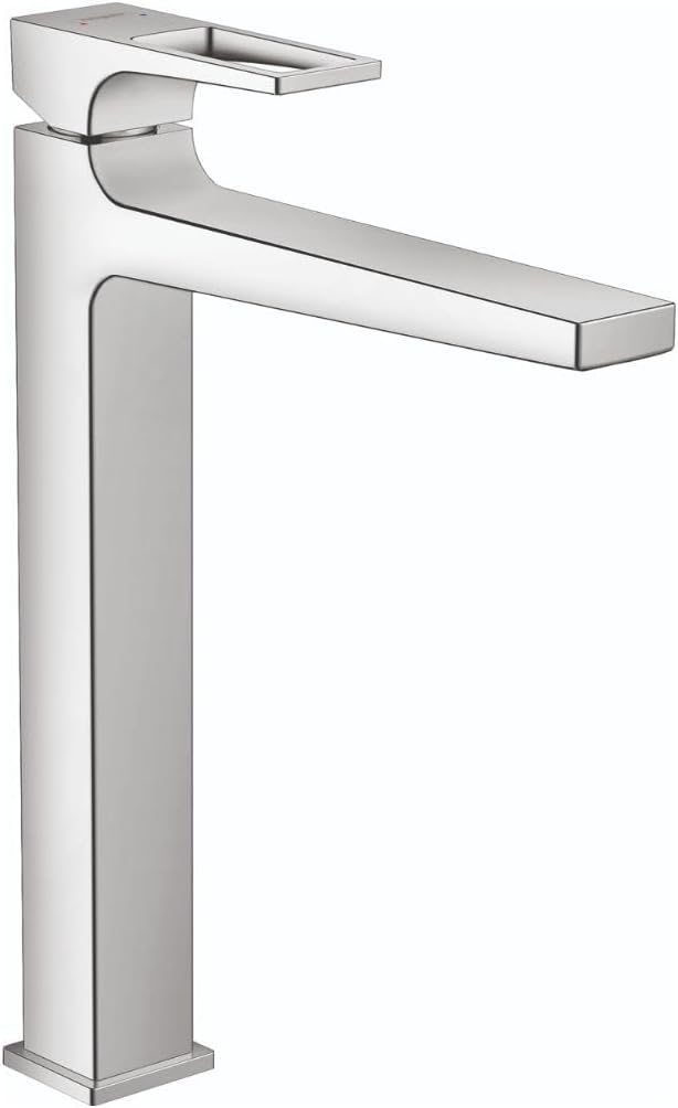 hansgrohe Metropol Modern Low Flow Water Saving 1-Handle 1 13-inch Tall Bathroom Sink Faucet in Chrome, 74513001