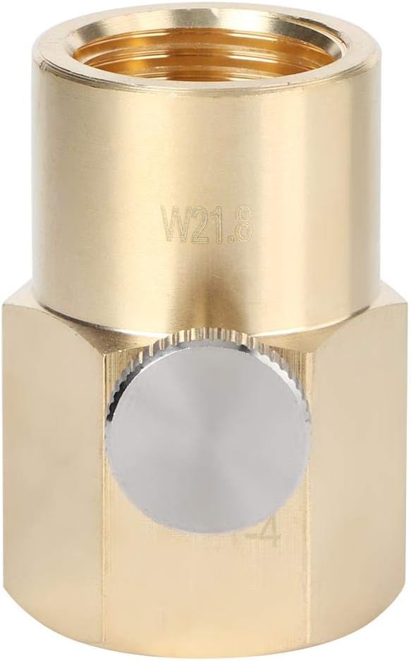 Fdit CO2 Refill Adapter Filling Adapter, Soda Bottle Adapter Connector Adapter Accessories(W21.8 to TR21.4)