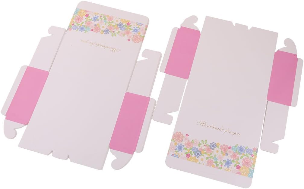 Ruilogod Paper Flower Pattern Household Wedding Party Cake Baking Box Cupcake 5 Pcs (id: cb0 c6d a48 728 237