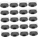 Mikinona 20pcs Cake Boxes Lids Cake Transport Container Cheesecake Carriers for Transport