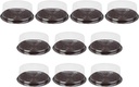10Pack Plastic Disposable Cake Containers Carriers with Lids, Round Cake Carriers for Transport, Clear Cake Holder with Lid, 9.4 X 9.4 X 3.1 Inch