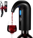 3-in-1 Electric Wine Aerator, Decanter & Dispenser Set – USB Rechargeable Automatic Wine Pourer, Ideal Gift for Wine Lovers