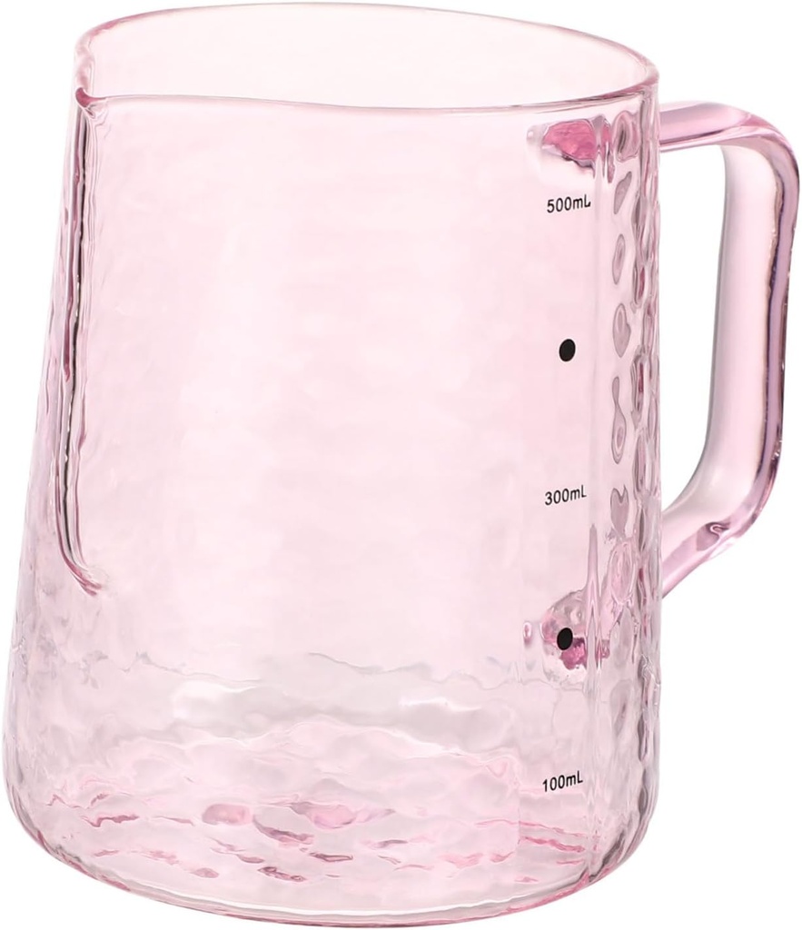 IMIKEYA 1pc Borosilicate Glass Jug Point-mouth Design for Coffee Tea Capacity Container for Parties Weddings and Gatherings
