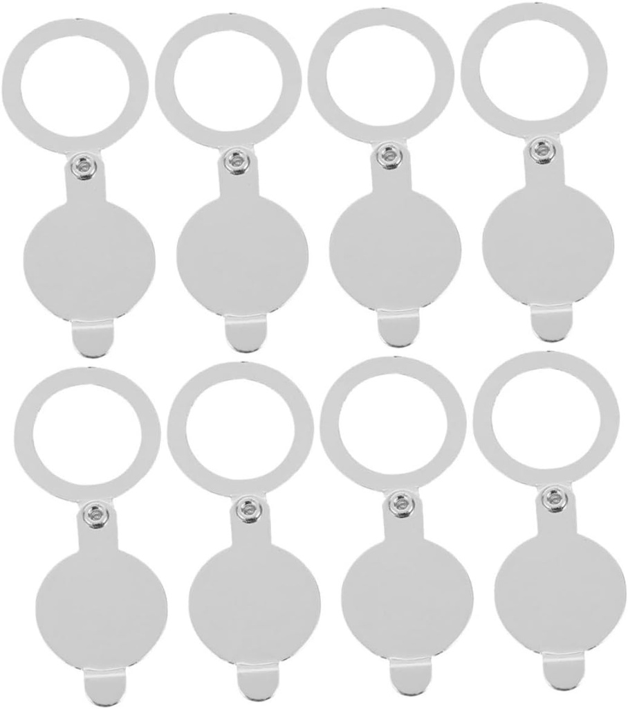 LIFKOME 8Pcs Door Peephole Covers Peeping Security Protection for Apartments Quick Installation Privacy Cap Inner Outer Home Door Viewer Cover