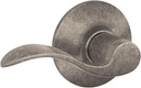 SCHLAGE Accent Lever Hall and Closet Lock in Distressed Nickel