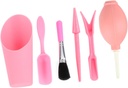 VOSAREA 6pcs Complete Succulents Planting Pot Tools Set Bonsai Brush Weeding Tools Gardening Hand Hoe Succulent Kit for Novice Planting Creative Potting
