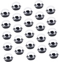 Alipis 50pcs Plastic Cookie Dome Boxes Packaging Box for Desserts Airtight High Dome Lids for Baking and Storing Treats for Events and Parties