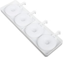 Alipis Creative Silicone Doughnut Popsicle Mold for Ice Cream Making Cavity Diy Popsicle Maker Safe for Homemade Ice Pops and Treats