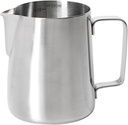 CHULUX Milk Frothing Pitcher, 12oz Milk Frother Steamer Cup Stainless Steel Espresso Cup for Espresso Machine