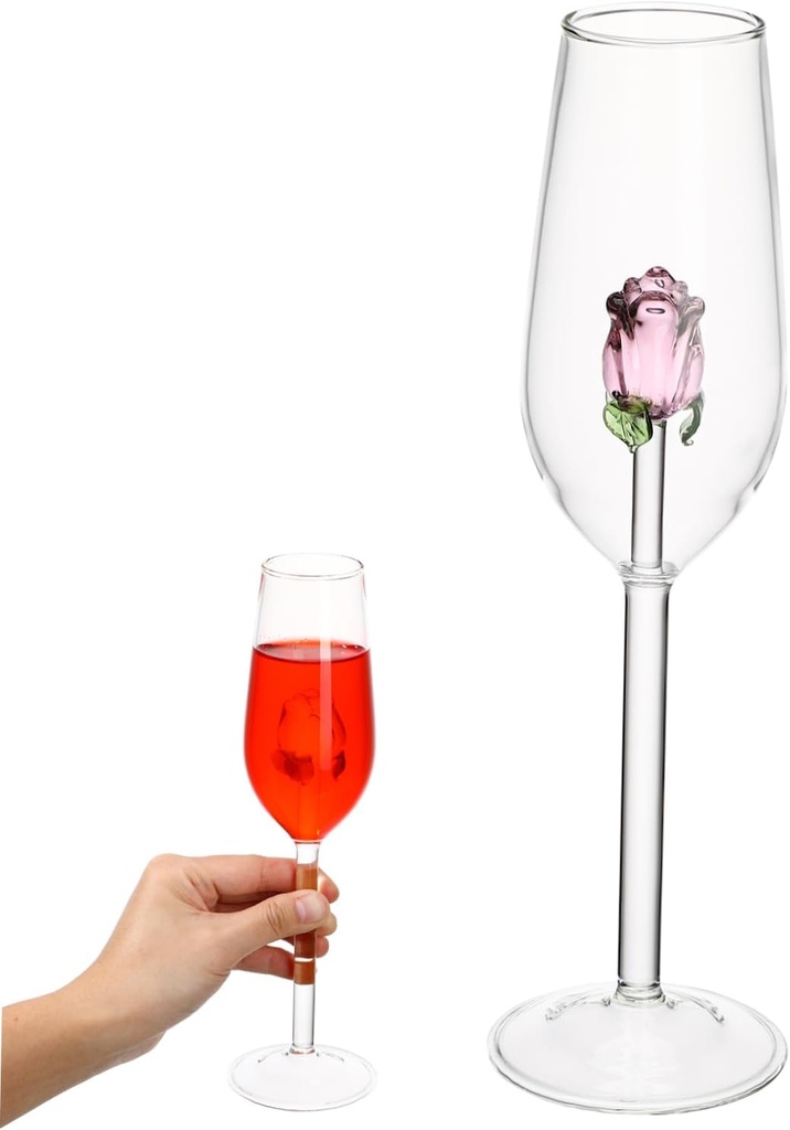 1pc Elegant Wine Goblet Stylish Glass Flute for Weddings and Parties for Red Wine and Cocktails Unique Design Solid Base