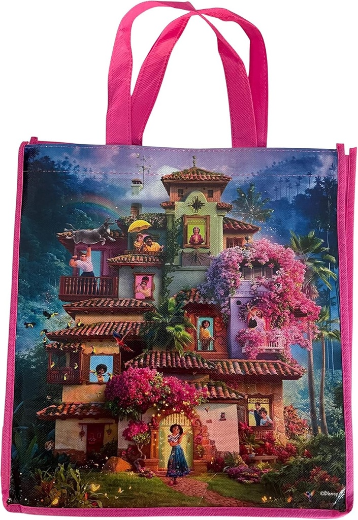 Legacy Licensing Partners Disney's Encanto Magical Family and House Reusable Tote Bag Large Multi