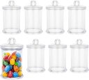 Hammont Cookie Jar Shaped Acrylic Candy Boxes - 8 Pack - 1.96"x3.14" - Perfect for Weddings, Birthdays, Party Favors and Gifts | Designer Cute Clear Lucite Plastic Treat Containers