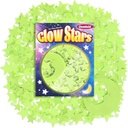 201 Pcs Glow in The Dark Stars Stickers for Ceiling, Toddler Stocking Stuffers Wall Room Decor Gifts, Luminous 3D Glowing Stars Easter Basket Stuffers for Kids Boys Girls - Green