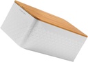Bread Box Bamboo Lid Large Bread Storage for Kitchen Counter Food Storage Containers