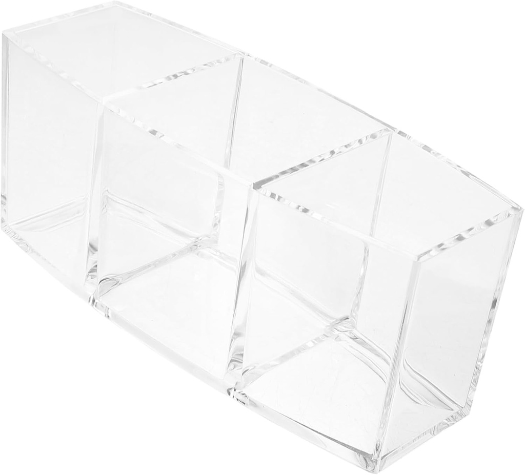 Zerodeko Tea Bag Holder and Coffee Capsule Organizer Multi-compartment Acrylic Storage Box for Tea Bags Coffee and Items Stylish and Easy to Clean