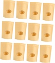 50pcs Self-sealing Storage Pouches with Oval Window for Food Snacks and Dried Fruits Eco-friendly Kraft Material for Household Storage and Kitchen Use