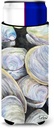Clam Quahog Shells Ultra Beverage Insulators for slim cans