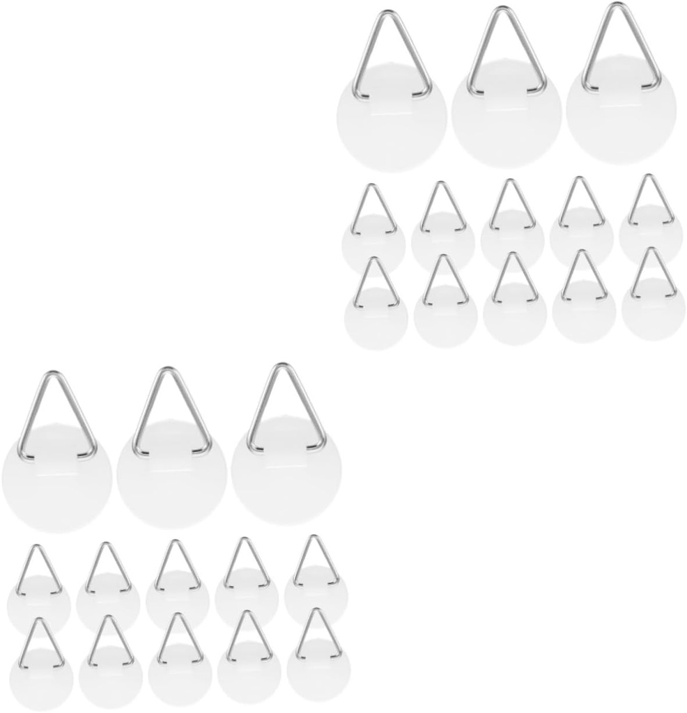 2sets Disc Plate Hangers Wall Plate Hooks for Display Large Size Easy to Install 50pcs*2