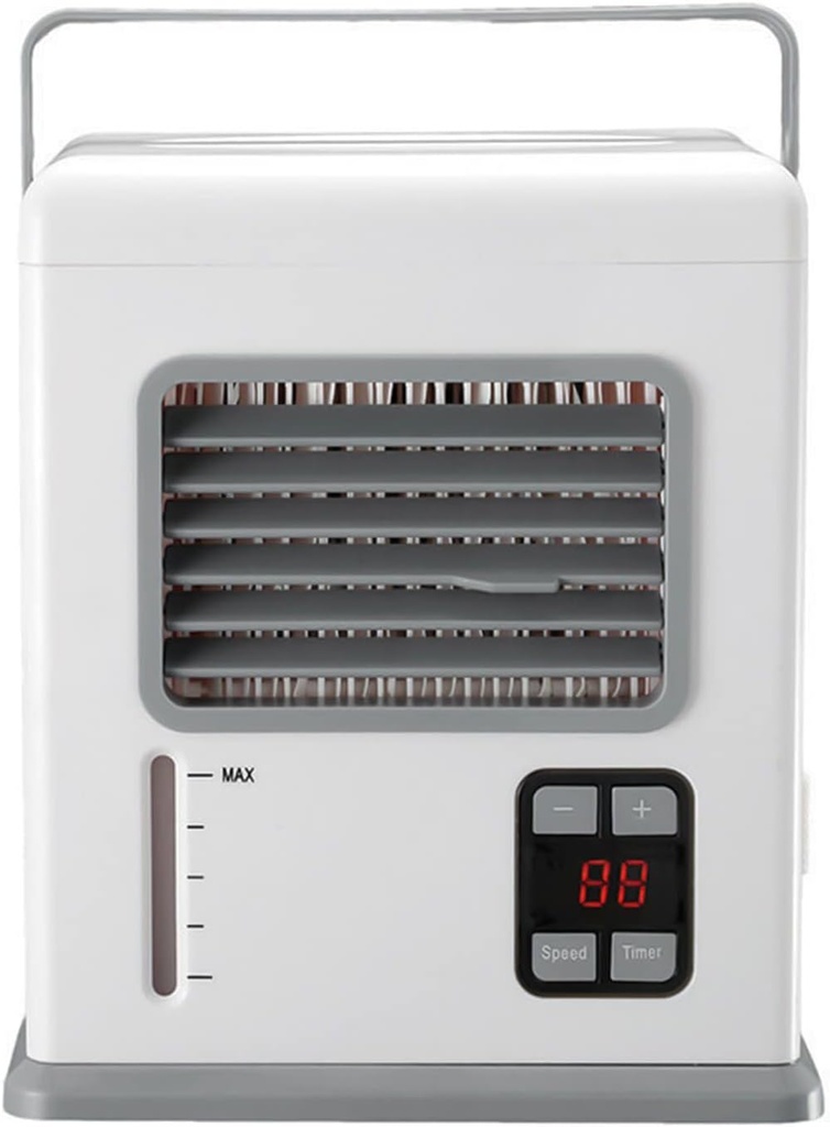 Generic Portable Air Conditioners Fan, Portable AC Unit, 2024 New Evaporative Air Cooler with 2 Speed, 𝐏𝐞𝐫𝐬𝐨𝐧𝐚𝐥 Mini Air Conditioner Portable for Room Car Office Camping, White