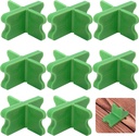 8 Pcs ABS Deck Spacer Tool,4 Thicknesses Deck Board Spacers(1/16", 1/8", 3/16", 1/4"),Green Deck Spacers Assorted for Pressure Treated Composite Decking