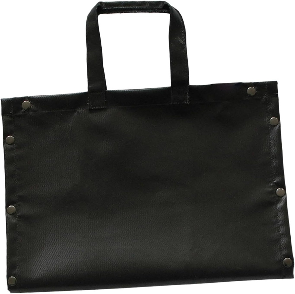 Under Grill Mat Fireplace Log Carrier Bag Multifunction Oilproof Fireplace Mat Deck Protector for Picnic Patio Outdoor Grill