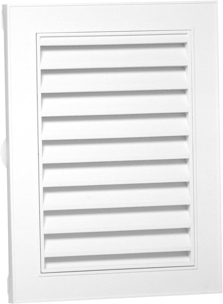 Duraflo 626080-00 Canplas Rectangular Gable Vent, 44 Sq-In, Polypropylene, 17" X 23"