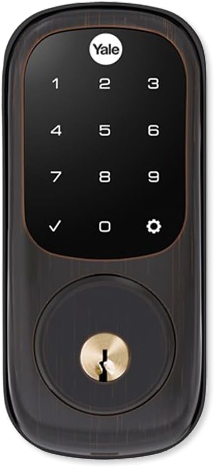Yale YRD226-ZW2-0BP Z-Wave Plus Touchscreen Deadbolt Assure Lock, Oil Rubbed Bronze