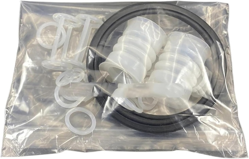 18 Pieces Sealing Rings Assembly Set Spare Parts Silicone Gaskets Combination,Compatible forVSP BJ Soft Ice Cream Machines Accessories