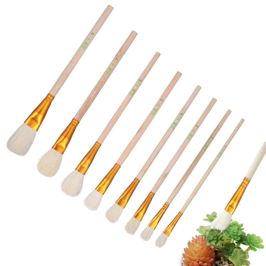 VOSAREA 8pcs Pollination Tool Manual Pollinator Portable Outdoor Plant Pollinator