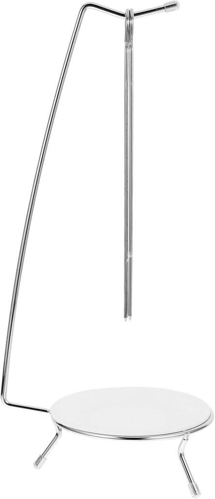 Bbq Skewer Hanging Rack with Needles Portable Vertical Barbecue Skewers Holder for Outdoor Grilling Drip Plate Design Compact and Cooking Accessory