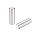 uxcell 15Pcs 8mm X 25mm Dowel Pin 304 Stainless Steel Cylindrical Shelf Support Pin Fasten Elements Silver Tone