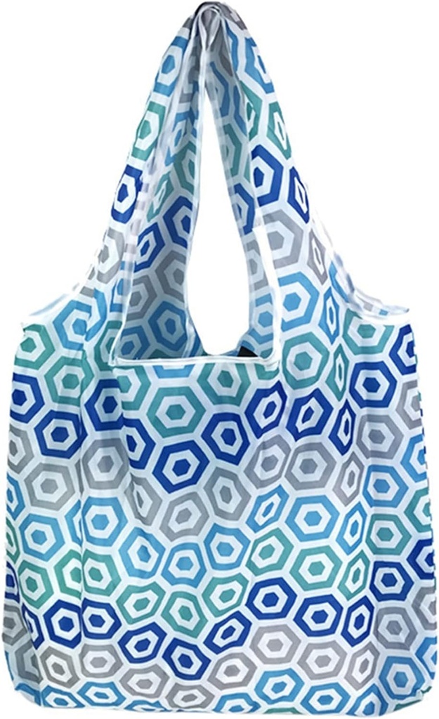 Large Capacity Reusable Shopping Bag Eco Friendly Durable Grocery Handbags Folding Tote Bag(Style 10)