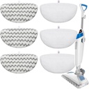 S2U 6-Pack Bissell Steam Mop Pads, for Bissell Powerfresh Steam Mop Pads 1940/1806, Thick & Washable Steam Mop Replacement Pads for Weekly Tile/Vinyl/Concrete/Large Home/Garage Cleaning