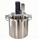 40L/10.5 Gal Automatic Food Mixer 110V 180W Stainless Steel Electric Mixer For Cooking Agitator Chocolate Paste Heat Mixing Machine Food Mixer Pot Seasoning Bottom Soup Sauce Stirrer