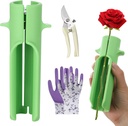 Rose Thorn Stripper Tool,Rose Stripper,Thorn Stripper,Flower Thorn Remover,Thorn Remover for Roses,Flower Bouquet Accessories (Green)