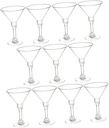 TIDTALEO 12Pcs Cocktail Glasses Unbreakable Goblets for Parties Festivals and Banquets Durable Decorative Wine Cups for Desserts Ice Cream and More