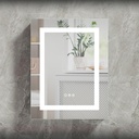 20x26 Bathroom Mirror LED Medicine Cabinet with Lighted 3 Colors, Recessed Surface Wall Mounted LED Medicine Cabinet, Anti-Fog Tempered LED Mirror with Storage, Stepless Dimming, 2 Outlets